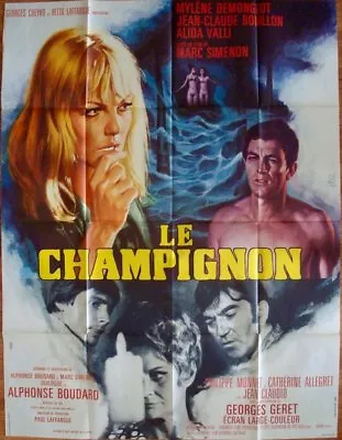 LE CHAMPIGNON French Grande Movie Poster 47x63 MYLENE DEMONGEOT MASCII 1970 NM • $125