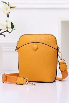 UNNI Fashion Women Solid Color Cell Phone Pocket Strap Crossbody Bag • $31.99