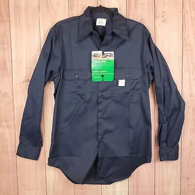 Vintage Big Mac Mens Rugged Twill Work Shirt Sz M / L JcPenneys NEW NOS • $37.79