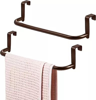 2 Pieces Metal Towel Bar Kitchen Cabinet Towel Rack Strong Steel Towel Bar Rack  • $15.93