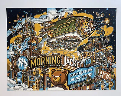 My Morning Jacket Poster Chicago Theatre 11/11/23 Official Silkscreen Sold Out! • $149.96