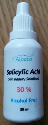 SALICYLIC ACID 30 Ml Skin Peel 30% Acne Blackheads ALCOHOL FREE ! • $13