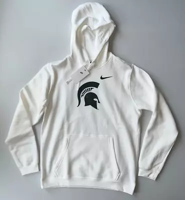 Michigan State University Nike Mens Sz L NEW NWT Hoodie Sweatshirt MSU Spartans • $49.95