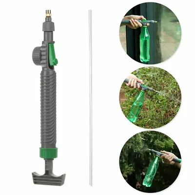 £4.99 • Buy High Pressure Air Pump Manual Sprayer Drink Bottle Spray Nozzle Head Adjustable
