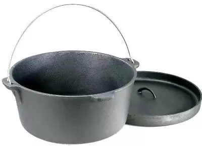 Stansport 16032 Cast Iron Dutch Oven No Legs 8 Quart • $75.10