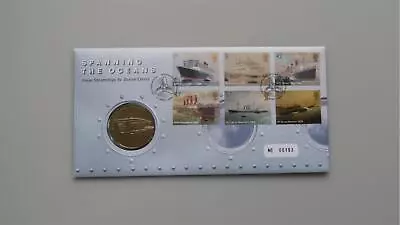 G.B 2004 Coin Cover - Spanning The Oceans • £4.23