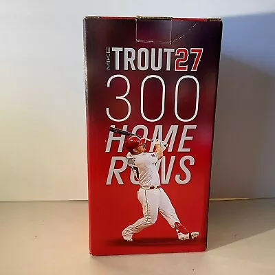 Mike Trout #27 300 Homeruns Bobblehead Los Angeles Anaheim Angels 2021. Nib. • $16.75