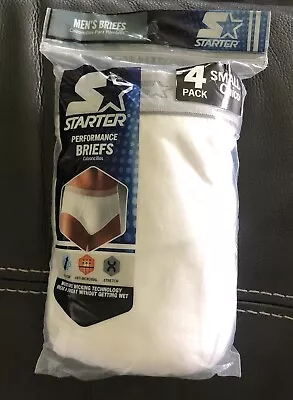 New Starter Underwear Performance Briefs  Size Small Men's 4 Pack • $35