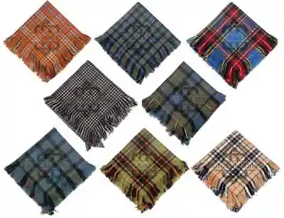 Traditional Scottish Tartan Fly Plaid - Bag Piper Fly Plaid - Tartan Blanket • $32