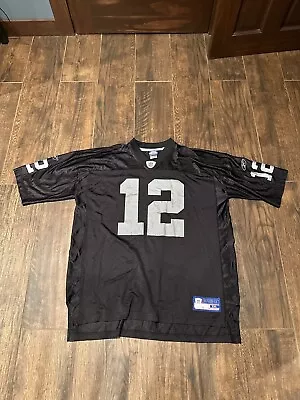 Oakland Raiders Football Jersey Men 2XL XXL Black Reebok #12 Rich Gannon • $69.99