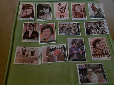 Set Of 14 The Monkees 1966 Trading Cards -original-first Class Shipping • $22.41