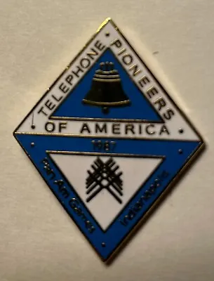 Telephone Pioneers Of America Lapel Pin-1987 Pan Am Games Indianapolis Lot 0f 5 • $29.99