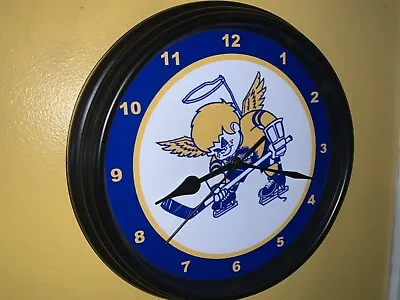 Minnesota Fighting Saints Hockey Bar Man Cave Advertising Clock Sign • $37.99