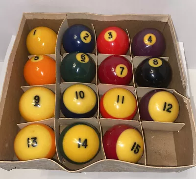 Vintage Hyatt Lifetimer Pocket Billiard Balls Pool Deluxe • $39.99