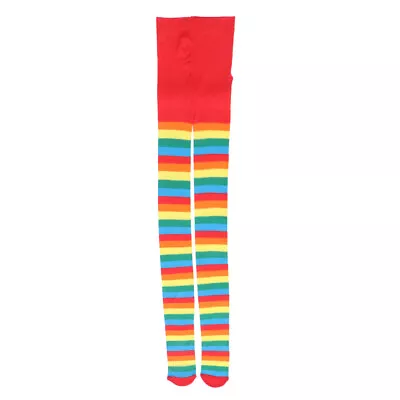 Christmas Striped Tights - Full Length Stockings For Costume • £6.89
