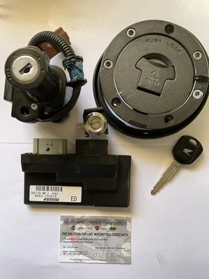 $477.98 • Buy HONDA CBR 600 RR  CBR600rr MFJ-D41 D42 ECU CDI  Key HISS Complete Lockset