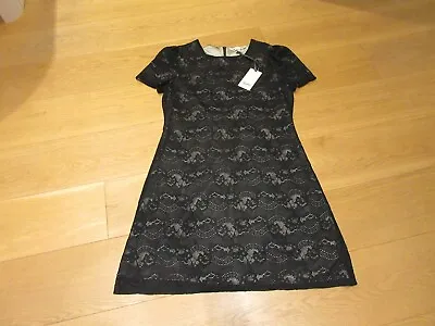 Ladies BNWT Yumi Black Lace Short Sleeve Dress Size 14 • £6.99