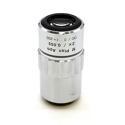 Mitutoyo Microscope Objective M Plan Apo 2x ∞/0  F=200 • $549