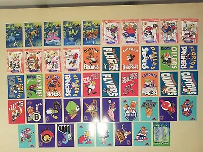 48 Muppets Take The Ice 1994 Cardz Kermit Ms Piggy Gonzo Animal Fozzie Hockey VG • $10