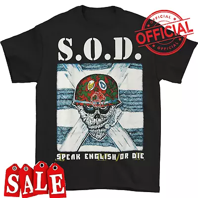S.O.D. Men's Speak English Or Die T-shirt TE8345 • $19.99
