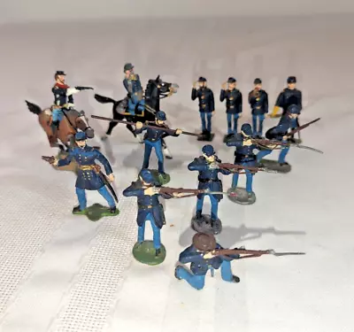 Vintage Bussler Miniatures Union US Civil War Lead Figures Lot (mainly Busslers) • $49.99