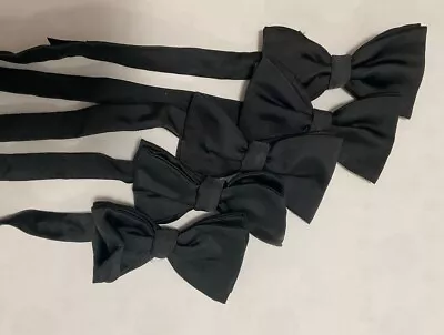 Rare Brooks Brothers Black *MINOR DEFECTED LOT OF 5* Pre Tied Bow Ties (New) • $24.99