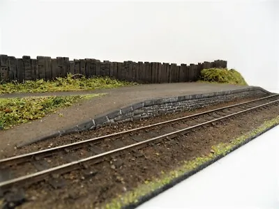 7mm Narrow Gauge Platform Face Pack - Stone /slate Platforms. O-16.5 14mm On30 • £6.75