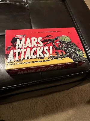 2012 HERITAGE MARS ATTACKS Base Set Deleted Scene New Universe Poster Wrapper 3D • $50
