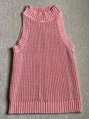 Michael Kors Pink Sleeveless Sweater Best Top Shirt Small • $13.99
