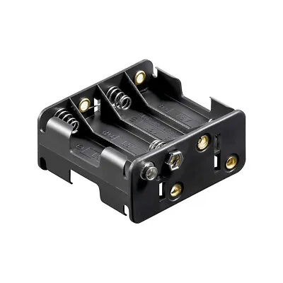 Rechargeable AA/AAA/18650 Battery Holders With Fly Connection Wire Cables Black • £1.62