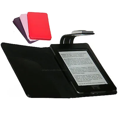 £13.99 • Buy FOR AMAZON KINDLE TOUCH WiFi AND 3G - CASE COVER WALLET WITH LED READING LIGHT