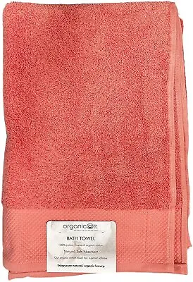 Organicott Organic Bath Towel Orange 100% Organic Cotton 30 In X 58 In • $12