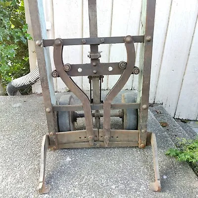 VTG Freight Hand Truck Heavy Duty Industrial Cart Dolly Oak 6 FT Pedal Activated • $550