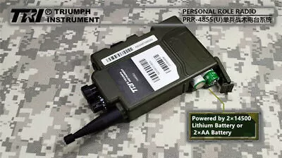 TRI PRR H4855U（S） Dual Com NATO Connector RADIO UK ARMY SELEX PRC -152148 • $198