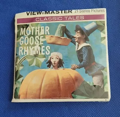 SEALED Gaf B410 Mother Goose Rhymes Children's Classic View-master Reels Packet • $26