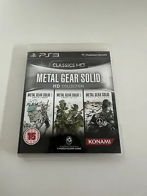 Metal Gear Solid Classics Hd Collection Ps3 Sony Playstation Game • $55