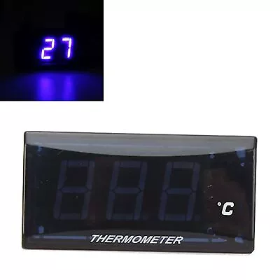 ✈Blue Backlit Universal Motorcycle DC12V LCD Super Slim Water Temperature Gauge • $17.70