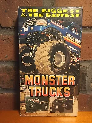 The Biggest & The Baddest Monster Trucks (VHS 1996) • $3