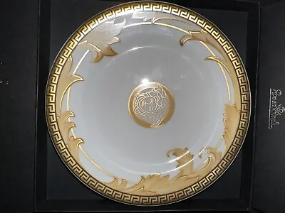 New Versace Rosenthal Arabesque Champagne Dessert Plate Medusa • $79.99