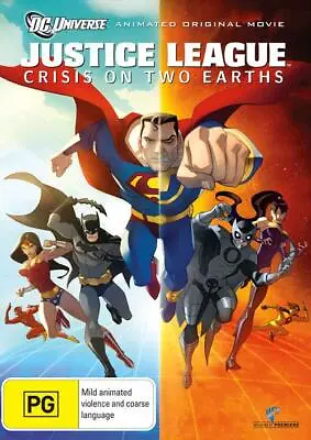 Justice League - Crisis On Two Earths (DVD 2010) Chris Noth Action Region 4 • $11