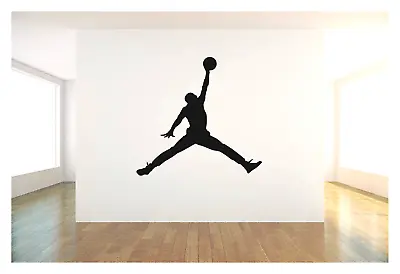 Michael Jordan Jump Man WALL VINYL ART DECAL 23X22  BEDROOM HOME DECOR • $23.75