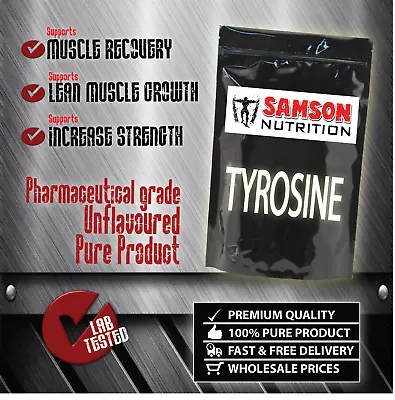 Tyrosine Powder 400g Unflavoured Pure Pharma Grade Premium Quality Supplement • $32.95