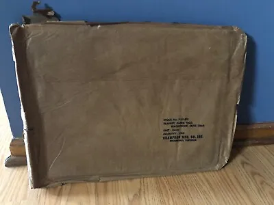 Vintage US Military Olive Drab Waterproof Paper Field Blanket • $9.99
