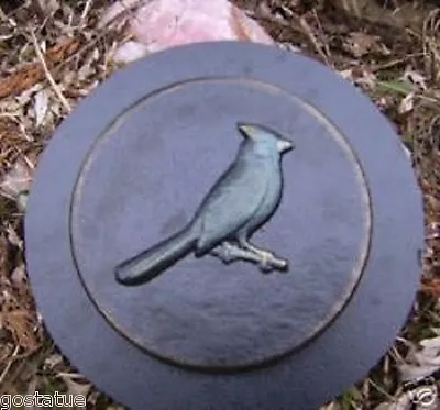 Bluejay Bird Stepping Stone Plaster Concrete Mold  8  X 1.25  Thick • $29.95