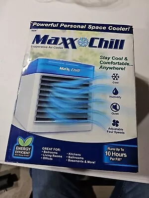 Maxx Chill 120-Volt Evaporative Air Cooler- Personal Space Cooler- 4 Fan Speeds  • $2.99