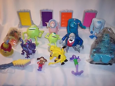 Vintage Disney Pixar Monsters Inc Toy Action Figure Lot Doors Sulley Boo Mike + • $44.12