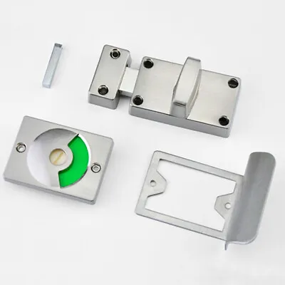 Toilet Night Indicator Bolt Engaged Latch Privacy Door Lock Latch Parts BS • $18.05