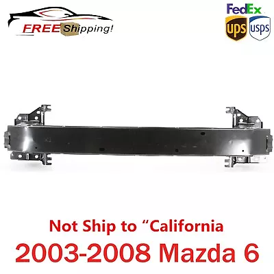 New Bumper Reinforcement For 2003-2008 Mazda 6 Front Steel Primed MA1006136 • $114.80