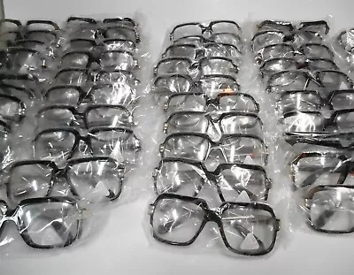 (lot #03) Wholesale Lot 49 Pair Of Vintage Retro Tortoise Clear Fashion Glasses • $39.99