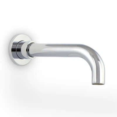 £16.99 • Buy Reed Modern Brass Wall Mounted Chrome Bathroom Basin Spout